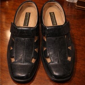 Stacy Adams Black Leather Loafers